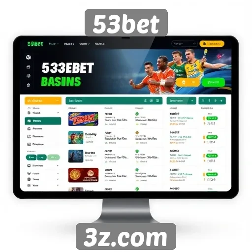 Interface do usuário da 53bet é amigável